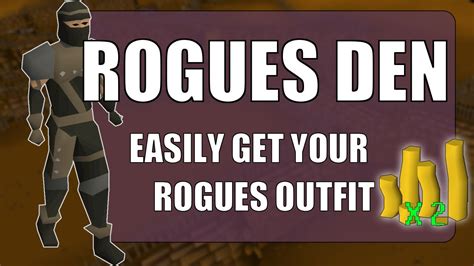 There is a 58 chance of obtaining a rogue&39;s equipment crate when a player successfully cracks the safe at the end of the Rogues&39; Den maze. . Osrs rogue outfit